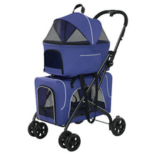 Charger l&#39;image dans la galerie, Small Dog Lightweight Folding Cat Dog Trolley