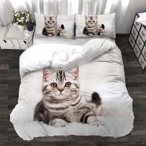 Three-piece Realistic Quilt Cover