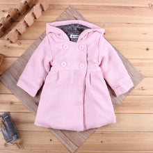 Load image into Gallery viewer, Kiethleen Winter Coat | Winter new little girl child Korean version of the baby wear warm coat hooded jacket 3 colors