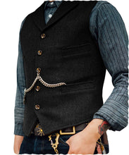 Cargar imagen en el visor de la galería, Men&#39;s Vest Wedding Groom Best Man Vest