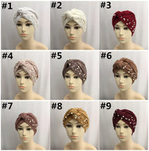 Charger l&#39;image dans la galerie, Muslim turban hat cotton jersey turban hat