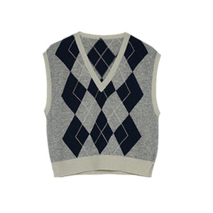 Knitwear vest vest jacket woman