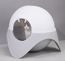 Cargar imagen en el visor de la galería, Litter Box Fully Enclosed Snow House Cat Toilet Large UFO Litter Box