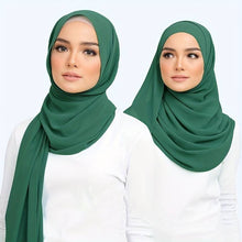 Cargar imagen en el visor de la galería, Stylish Women&#39;s Hijab Jersey Scarf