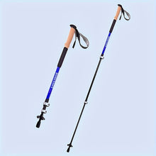 Cargar imagen en el visor de la galería, Foldable Lightweight Aluminum Alloy Trekking Pole, Adjustable Height