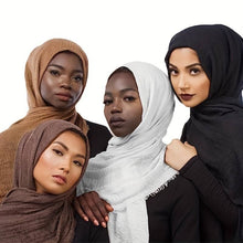 Cargar imagen en el visor de la galería, Women&#39;s Solid Color Hijab