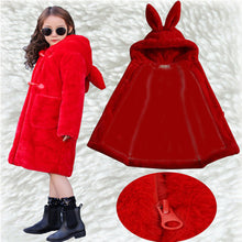 Cargar imagen en el visor de la galería, Thickened Faux Fur Coat For Big Kids