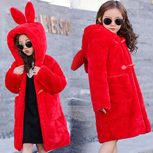 Cargar imagen en el visor de la galería, Thickened Faux Fur Coat For Big Kids