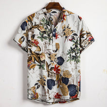 Charger l&#39;image dans la galerie, Samo Zaen&#39;s Slim shirt men contrast color printing shirt