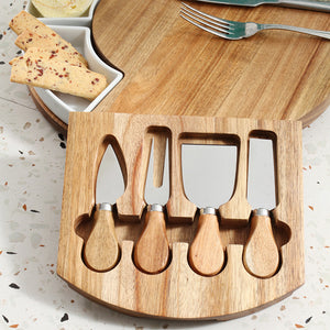 Fork Board Nordic Western Food Cutting Board Fruit Cheese Bread Pizza Board charicuterie board