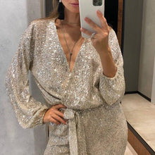 Laden Sie das Bild in den Galerie-Viewer, Women's Stylish Crystal Bead Waist Romper