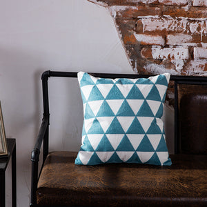 Modern geometric Cotton pillow cushion