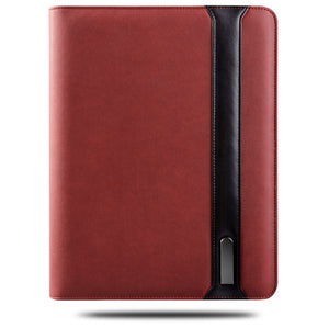 Multifunctional Rechargeable Folder Travel Notebook Composition  Folder With Wireless Power Charger Mobile