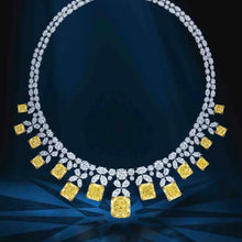 Charger l&#39;image dans la galerie, Luxury Diamond Evening Necklace Fine Jewelry Designer Model