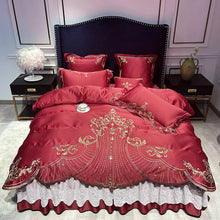 Cargar imagen en el visor de la galería, European-style Bed Linen, Bed Cover Light Luxury Style Four-piece Suit