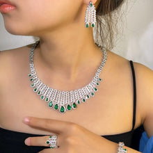 Charger l&#39;image dans la galerie, Necklace Earring Bracelet Ring Set