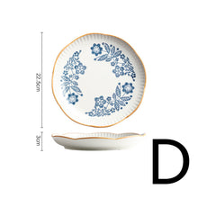 Charger l&#39;image dans la galerie, Ceramic Tableware Lace Bowl And Plate Combination