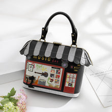 Load image into Gallery viewer, Printed small house handbag for women