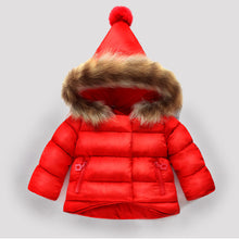 Cargar imagen en el visor de la galería, 1 year old baby girl&#39;s hand-stuffed cotton coat