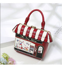 Load image into Gallery viewer, Printed small house handbag for women