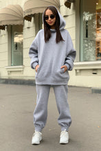 Load image into Gallery viewer, Fashion Solid Color Hoodie Casual Two-piece Set