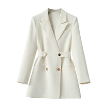 Cargar imagen en el visor de la galería, Women&#39;s Waist Slimming Small Suit Jacket white or black