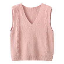 Charger l&#39;image dans la galerie, Fashion New Top Ladies Vest Knitted Vest