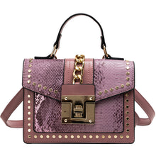 Cargar imagen en el visor de la galería, Luxury Fashion snake pattern handbag for women Purse