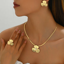 Load image into Gallery viewer, Simple Ladies Necklace Ring Suit Niche