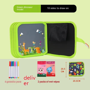 10-sided Children's Early Education Picture Book Double-sided Graffiti Drawing Board