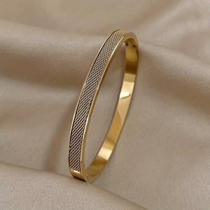 1pc/2pcs Trendy Minimalist Stainless Steel Bracelet