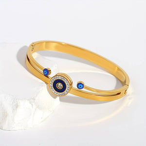 Blue Eye Bracelet Stainless Steel Accessories