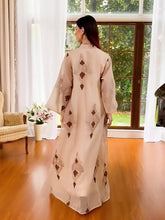 Charger l&#39;image dans la galerie, Elegant Beige Kaftan Abbaya