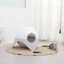 Cargar imagen en el visor de la galería, Litter Box Fully Enclosed Snow House Cat Toilet Large UFO Litter Box