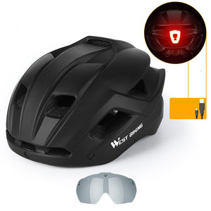 Cycling Helmet Integrated With Goggles Helmet Mountain Road bicycle Helmet Equipment