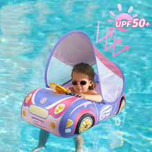 Cargar imagen en el visor de la galería, Children&#39;s Running Model Swimming Ring With Sun Protection