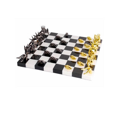 European Style Marble Chess Board Game