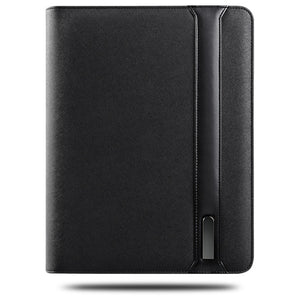 Multifunctional Rechargeable Folder Travel Notebook Composition  Folder With Wireless Power Charger Mobile