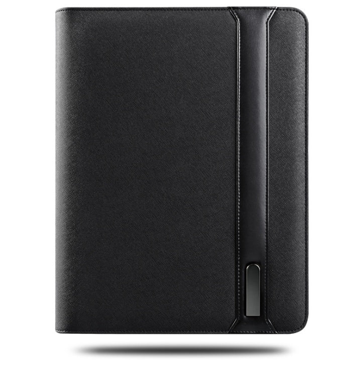 Multifunctional Rechargeable Folder Travel Notebook Composition  Folder With Wireless Power Charger Mobile