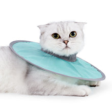 Cargar imagen en el visor de la galería, Waterproof Cat Recovery Collar  Adjustable Pet Cone Collar  Protective Cat Neck Cones To Stop Licking Wounds Lightweight Kitten Cones After Surgery Elizabethan E Collar For Cats Small Dog Puppy