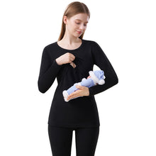 Cargar imagen en el visor de la galería, Cashmere Silk Edging Pregnant Women Warm Suit