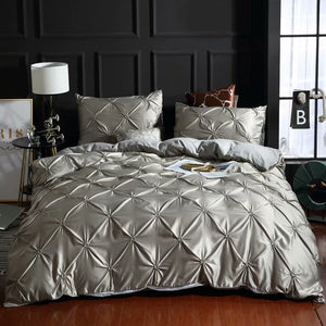 3 sets of double imitation silk Bed Cover