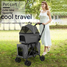 Charger l&#39;image dans la galerie, Small Dog Lightweight Folding Cat Dog Trolley