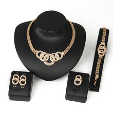 Cargar imagen en el visor de la galería, Necklace earring set of four