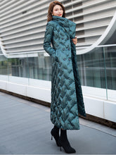 Cargar imagen en el visor de la galería, Women&#39;s long down jacket