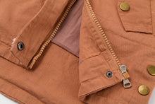 Cargar imagen en el visor de la galería, Children&#39;s European And American Solid Color Trench Coat