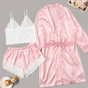 Lace pajamas set