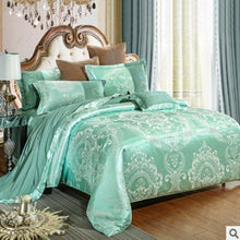 Cargar imagen en el visor de la galería, Luxury European Bedding Satin Jacquard Modal Cotton Tencel Set