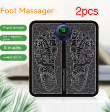 Load image into Gallery viewer, EMS Foot Massager Pad Portable Electric Muscle Stimulation Massage Mat Improve Blood Circulation Relief Pain Relax Feet