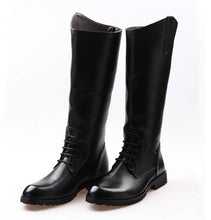 Load image into Gallery viewer, Horse Riding Boots For Women Men Waterproof Leather Long Boots Black Brown Knee High Boots